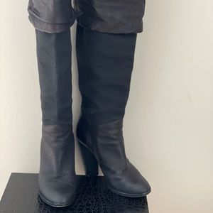 Marc Jacobs Black Boots size 37 Leather/Canvas